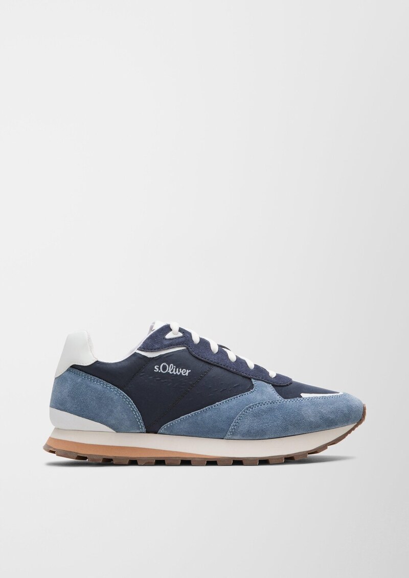 Sneaker aus Ledermix