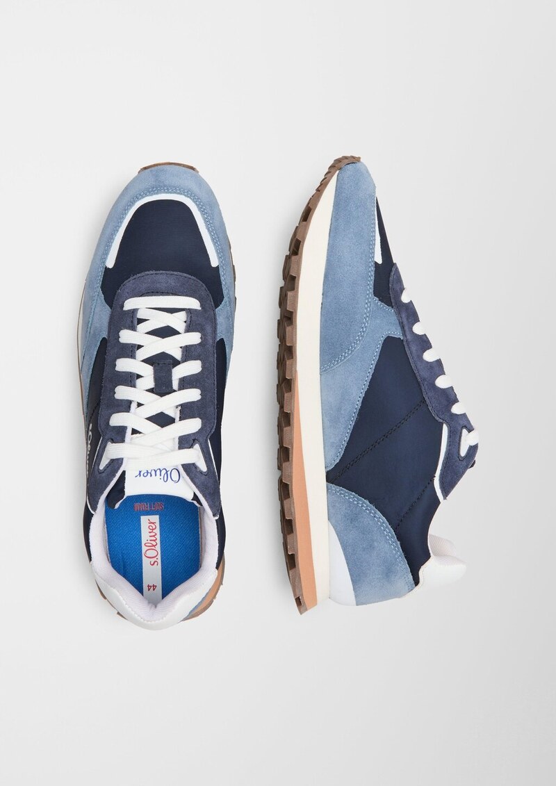 Sneaker aus Ledermix