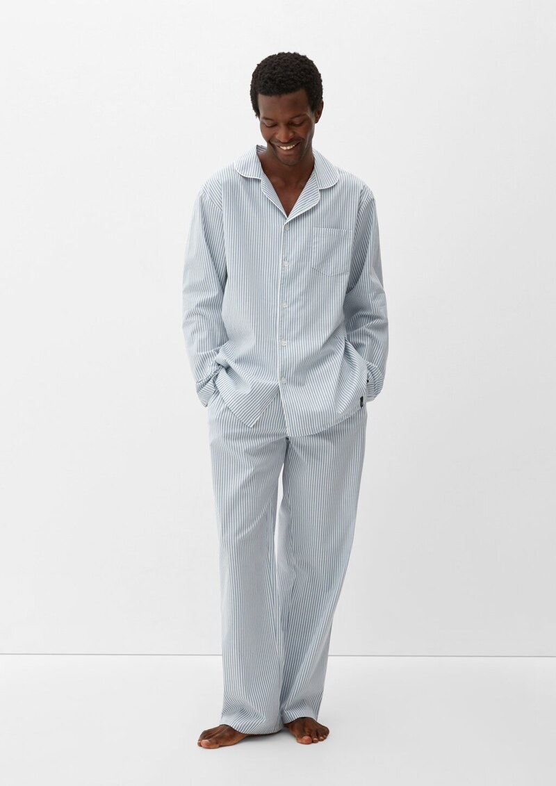 Karierter Pyjama aus Baumwolle