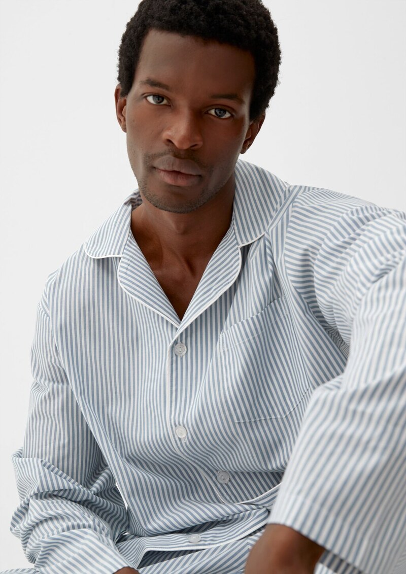 Karierter Pyjama aus Baumwolle