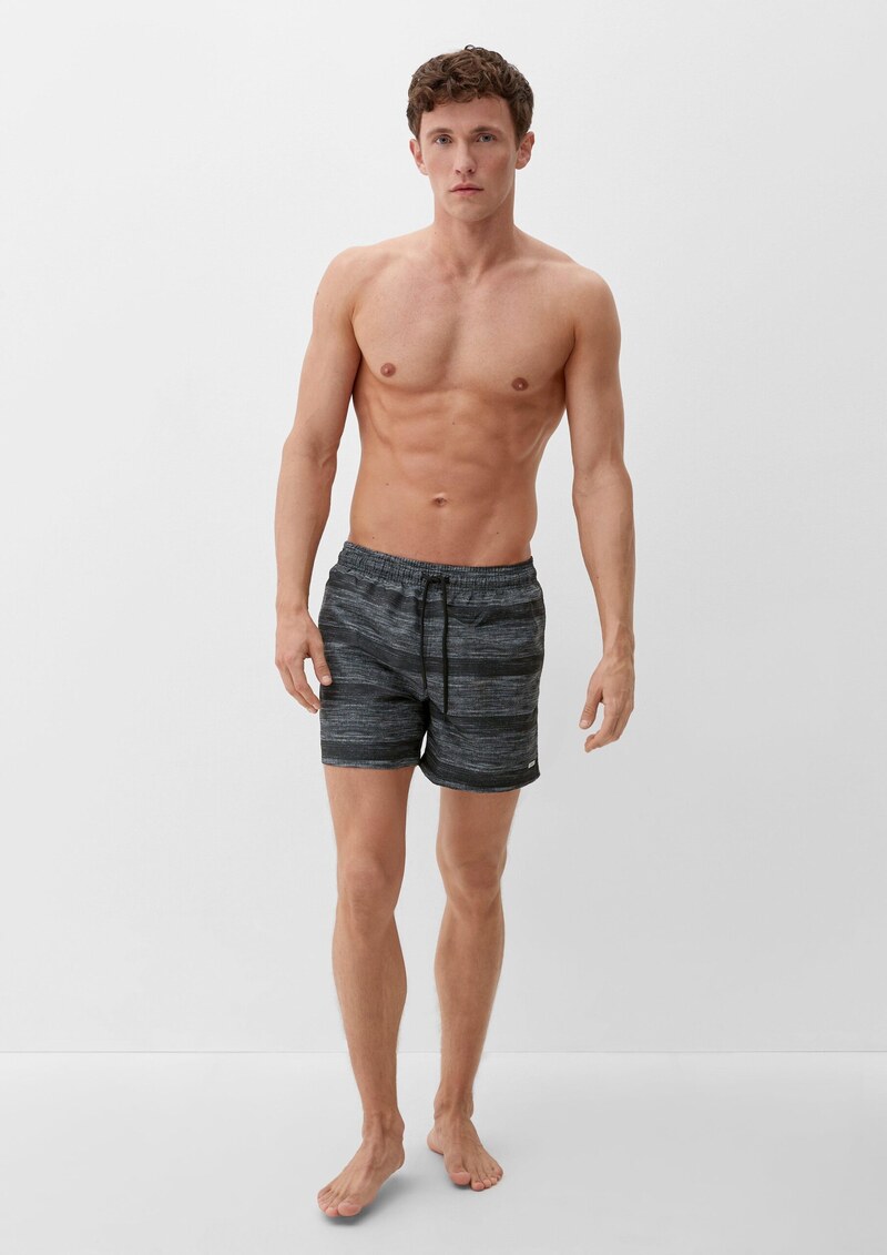 Badeshorts in melierter Optik