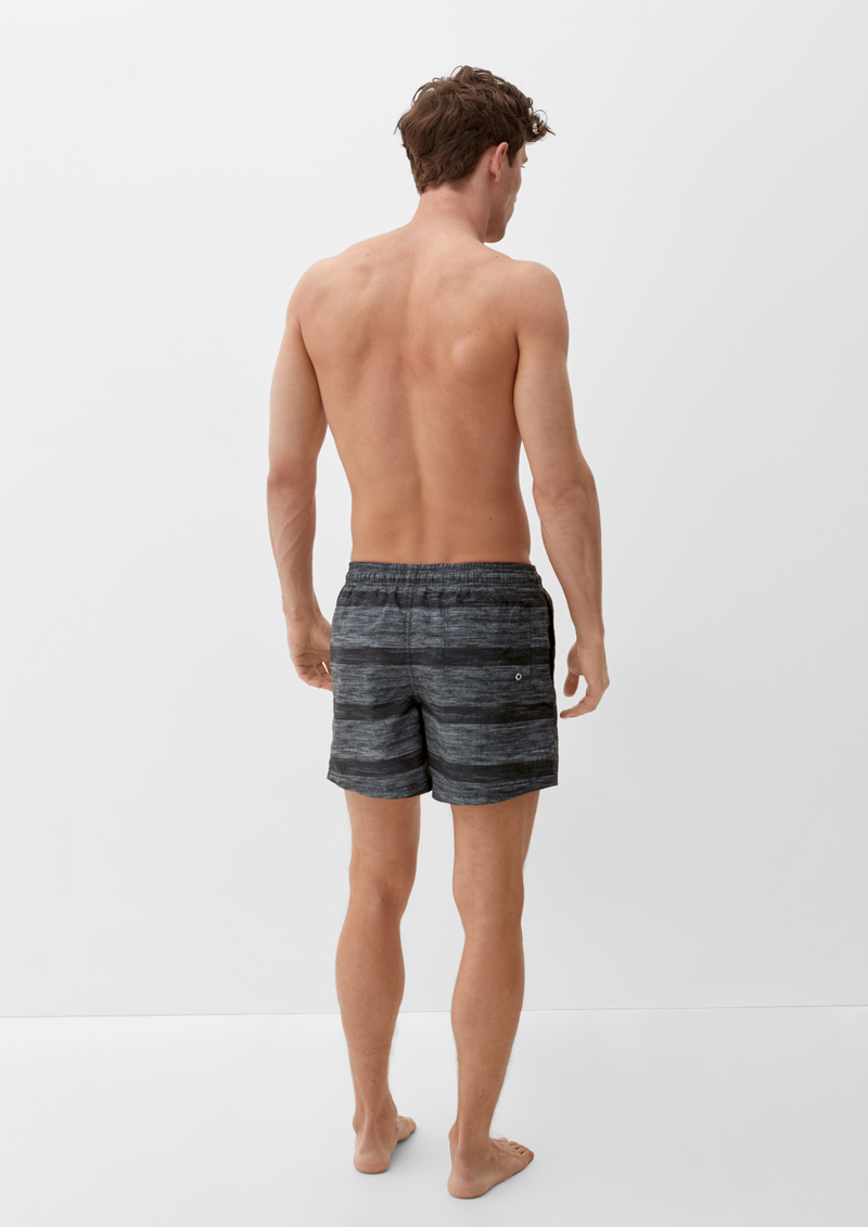 Badeshorts in melierter Optik
