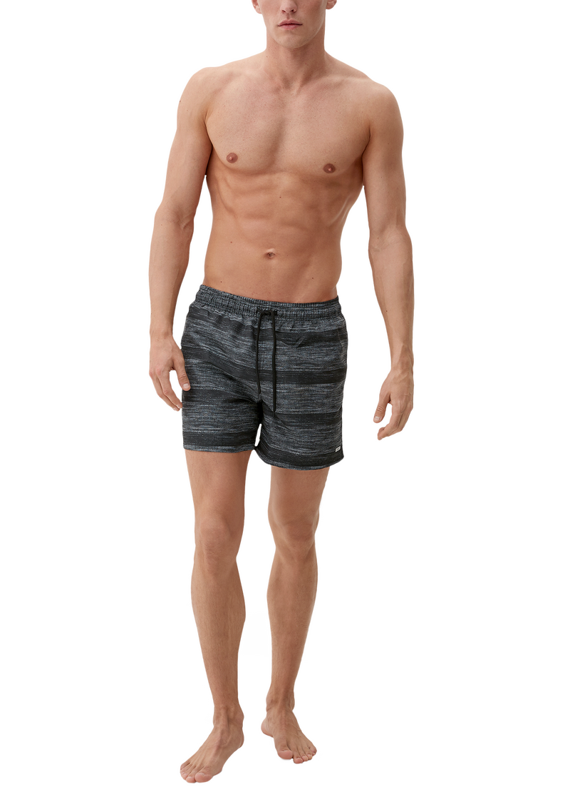 Badeshorts in melierter Optik