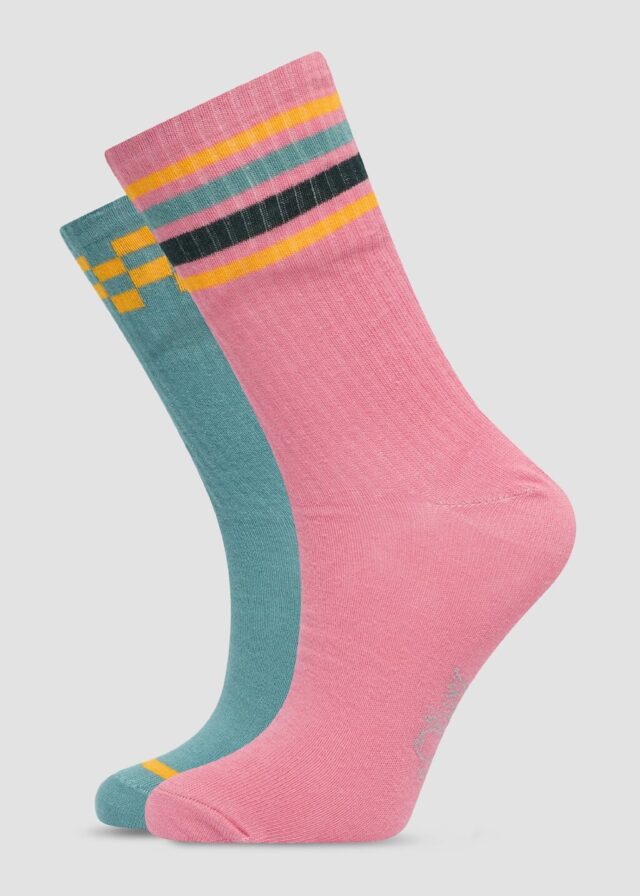 Gemusterte Socken im Doppelpack