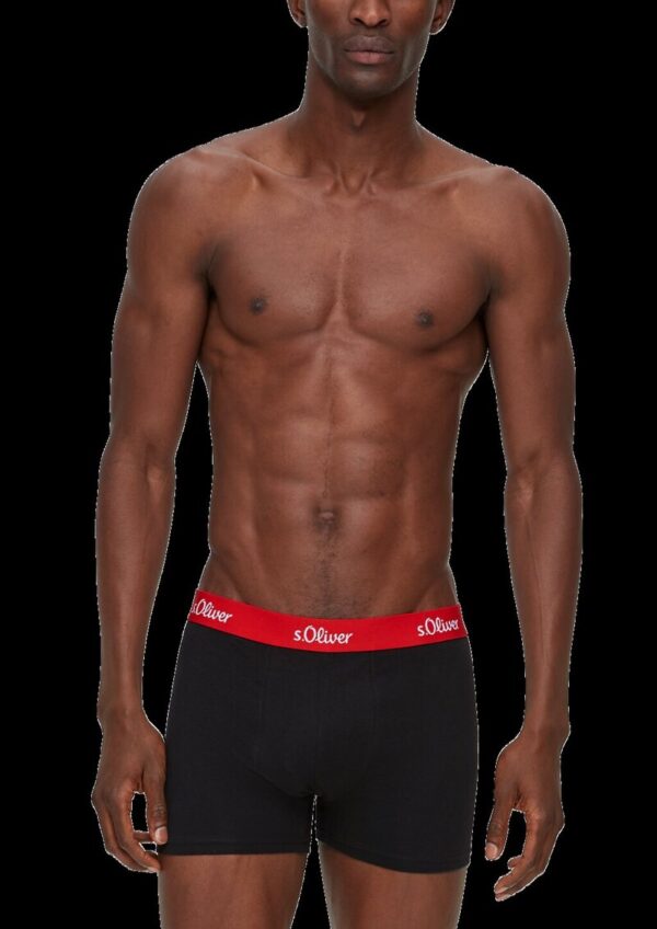 3er-Pack Boxershorts mit Label-Patch