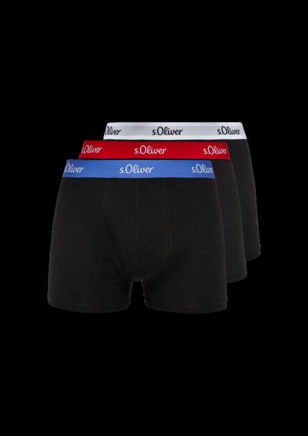 3er-Pack Boxershorts mit Label-Patch