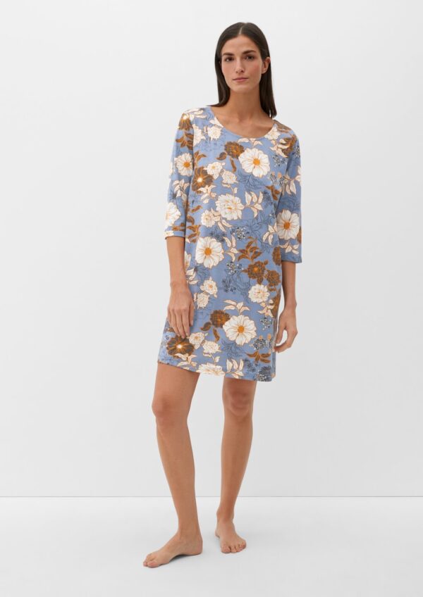 Nachthemd mit Alloverprint