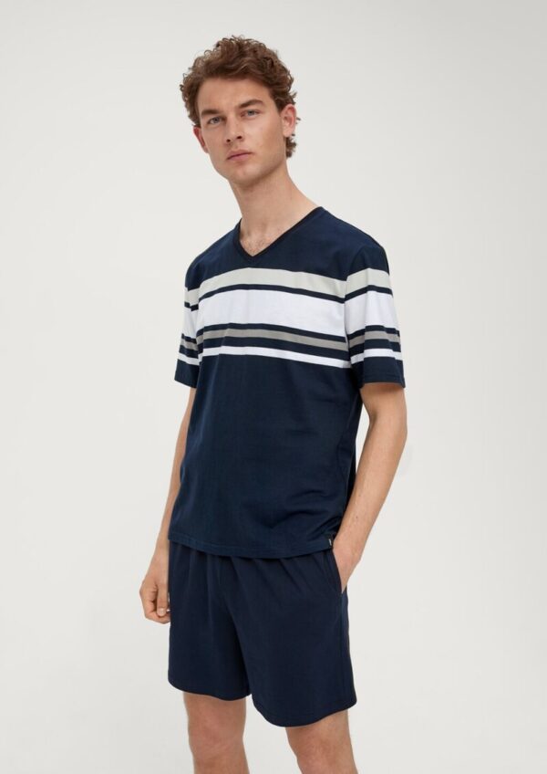 Kurzes Pyjama-Set aus Baumwolle