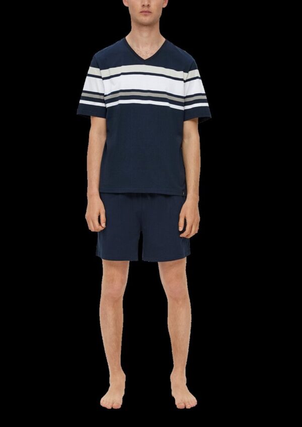 Kurzes Pyjama-Set aus Baumwolle