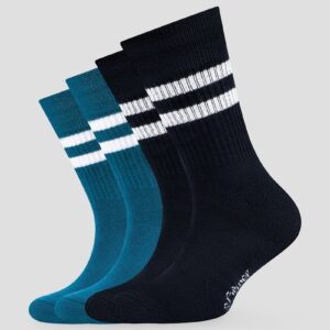 2er-Pack Socken mit Streifen-Detail
