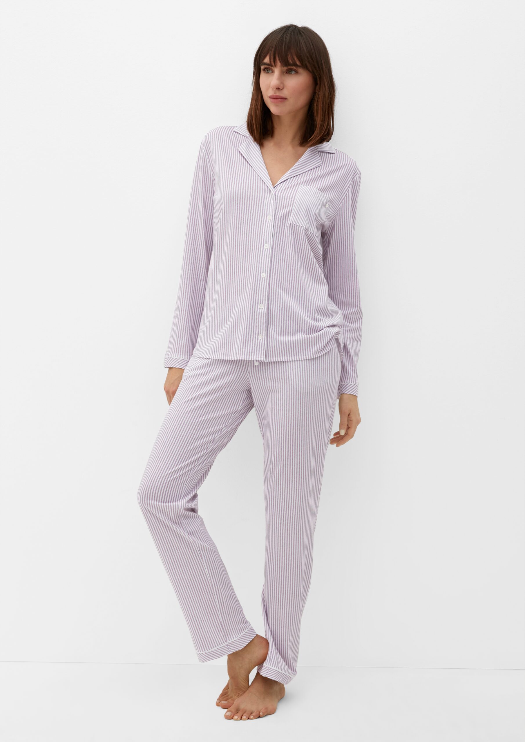 Klassisches Pyjamaoberteil