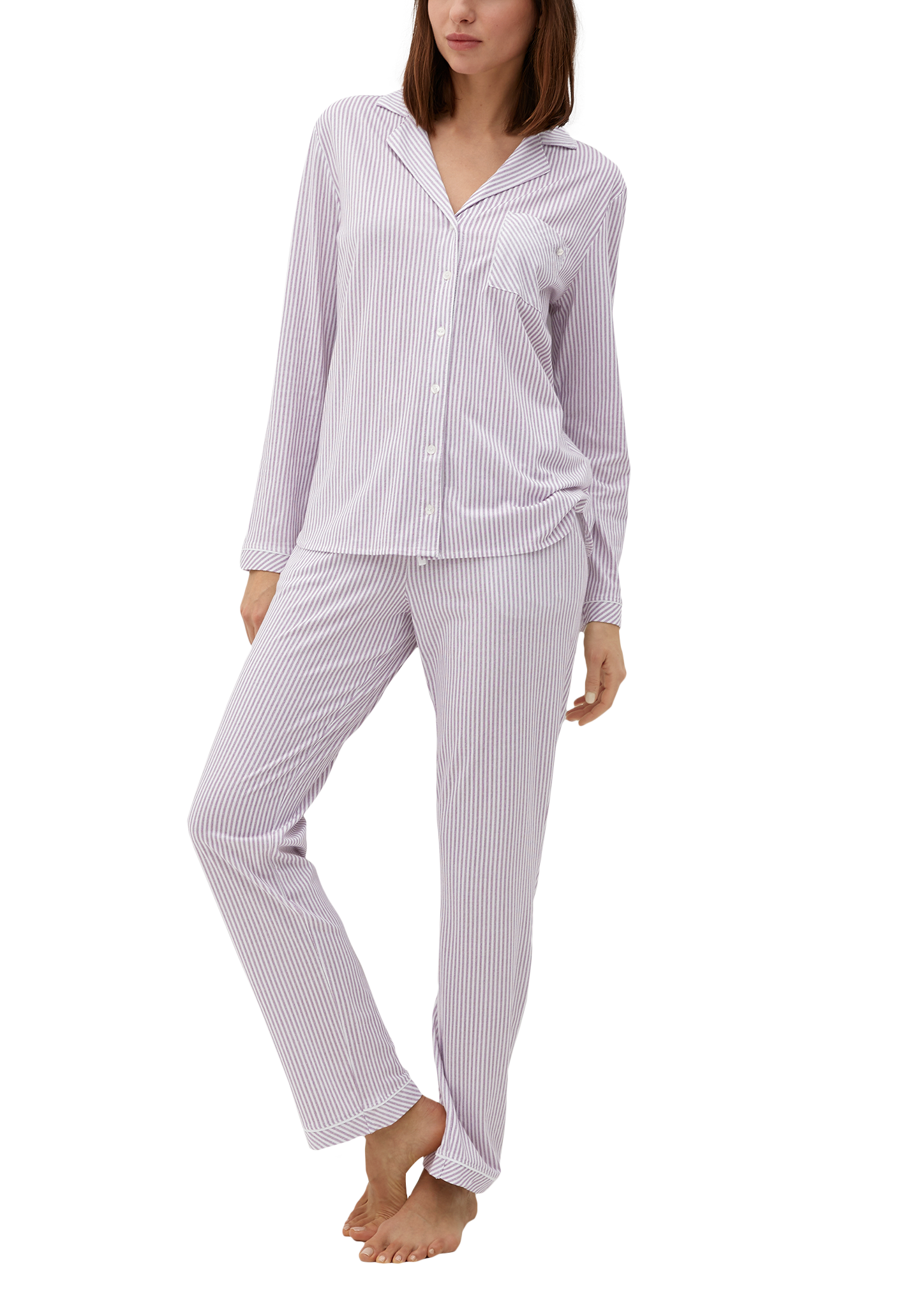 Klassisches Pyjamaoberteil