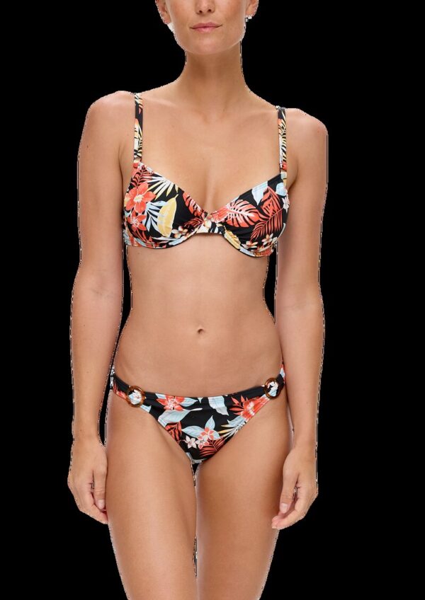 Bikinihose mit Blumenprint