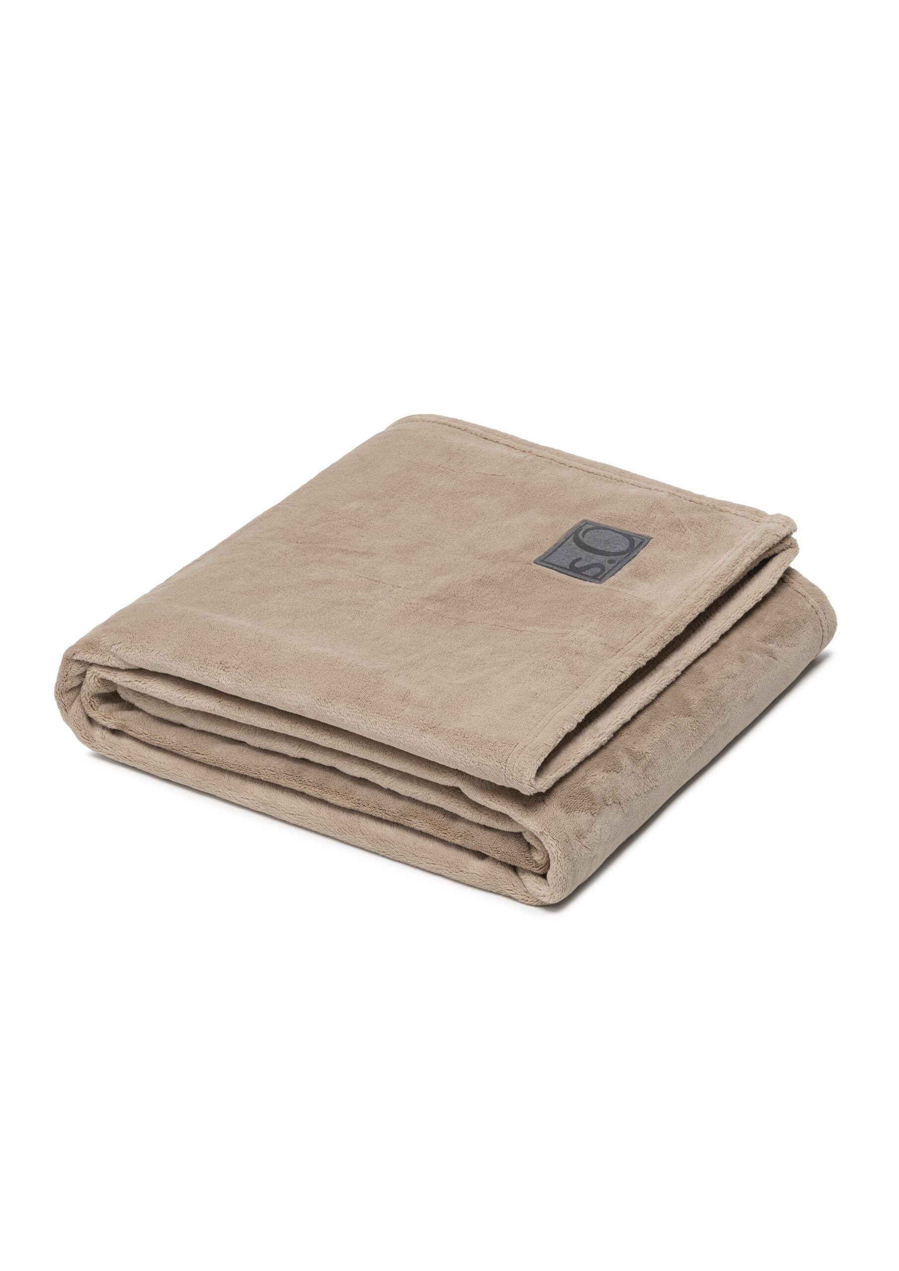 Weiche Decke mit Logo-Detail