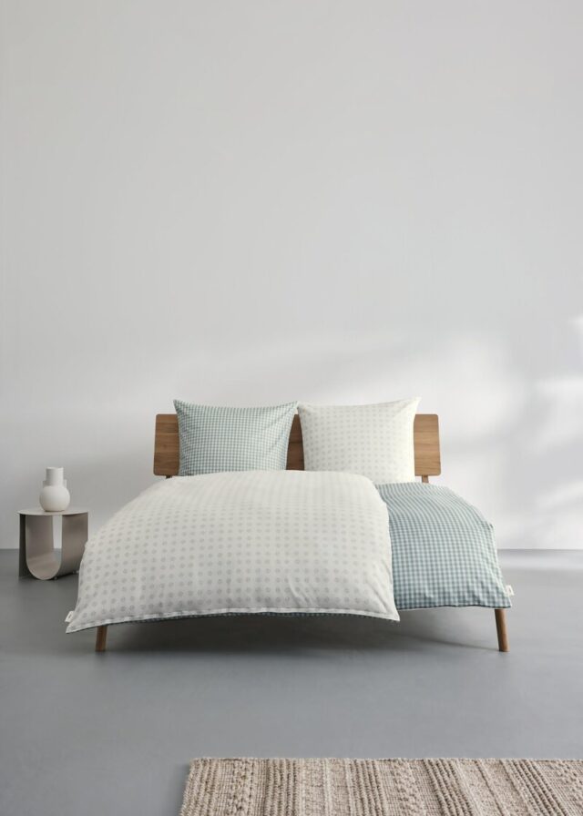 Bettwäsche-Set in Vichy-Karomuster