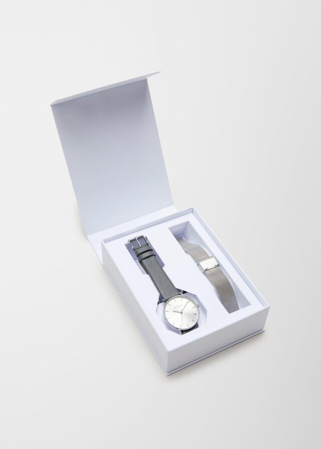 Geschenkset Damen-Armbanduhr