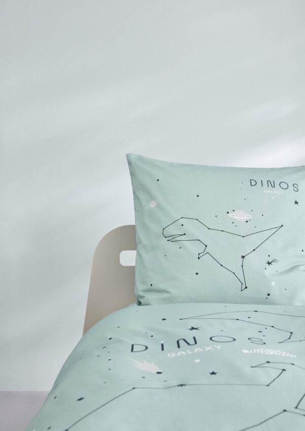 Bettwäsche mit Dinomuster