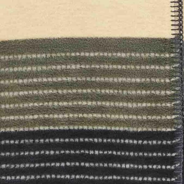 Gestreifte Decke aus Baumwollmix