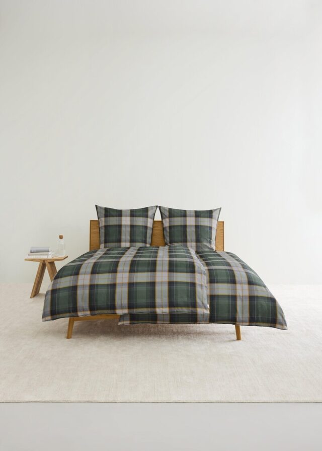 Bettwäsche-Set mit Karomuster