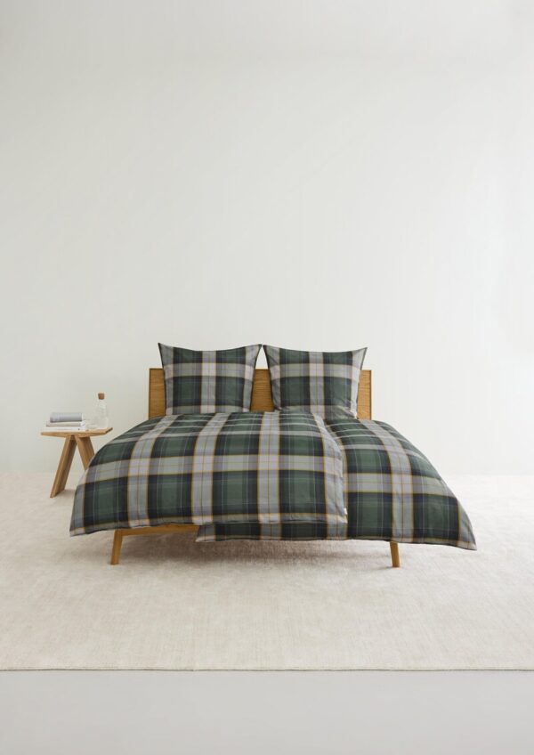 Bettwäsche-Set mit Karomuster