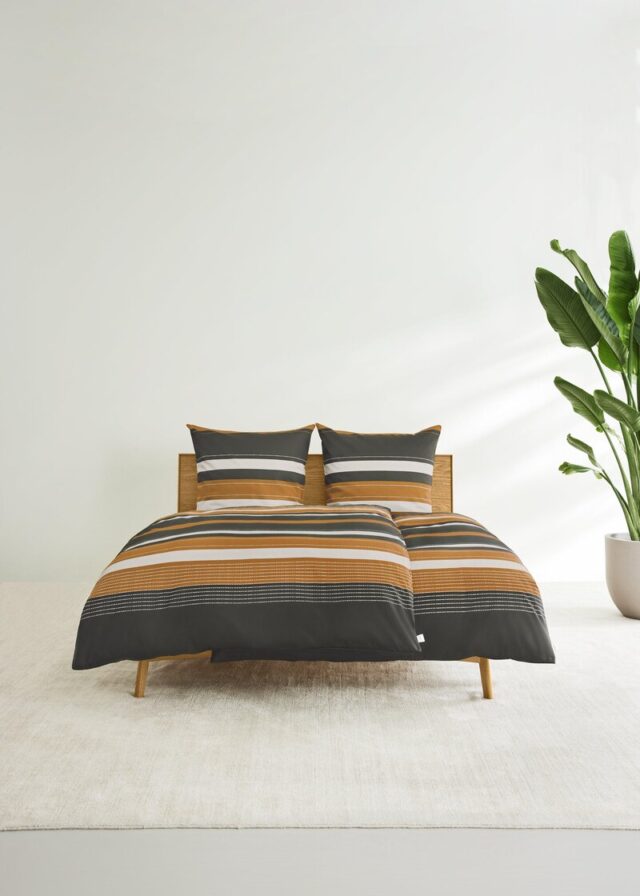 Bettwäsche-Set im Colour Blocking-Design