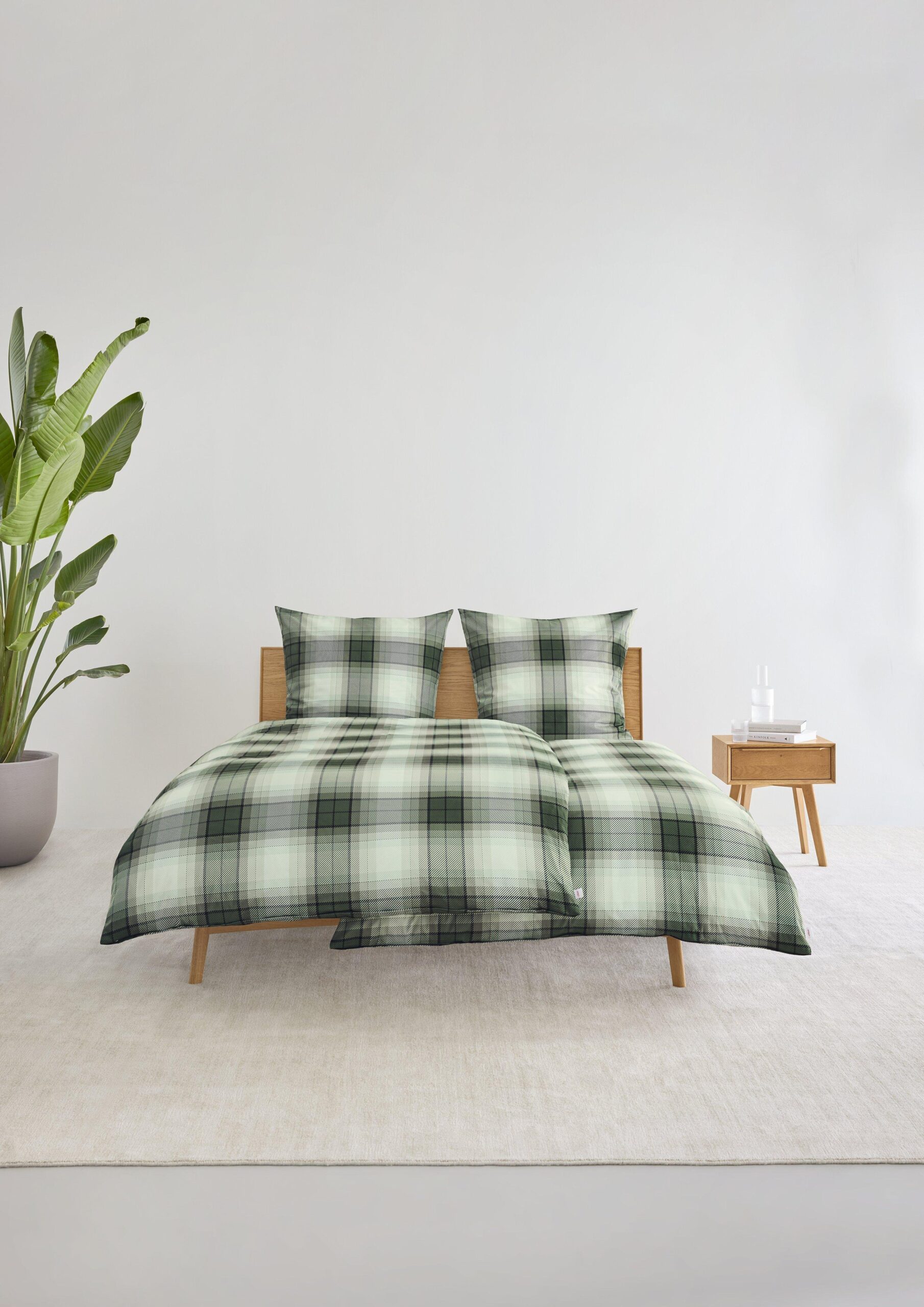 Flanellbettwäsche-Set im Karo-Design