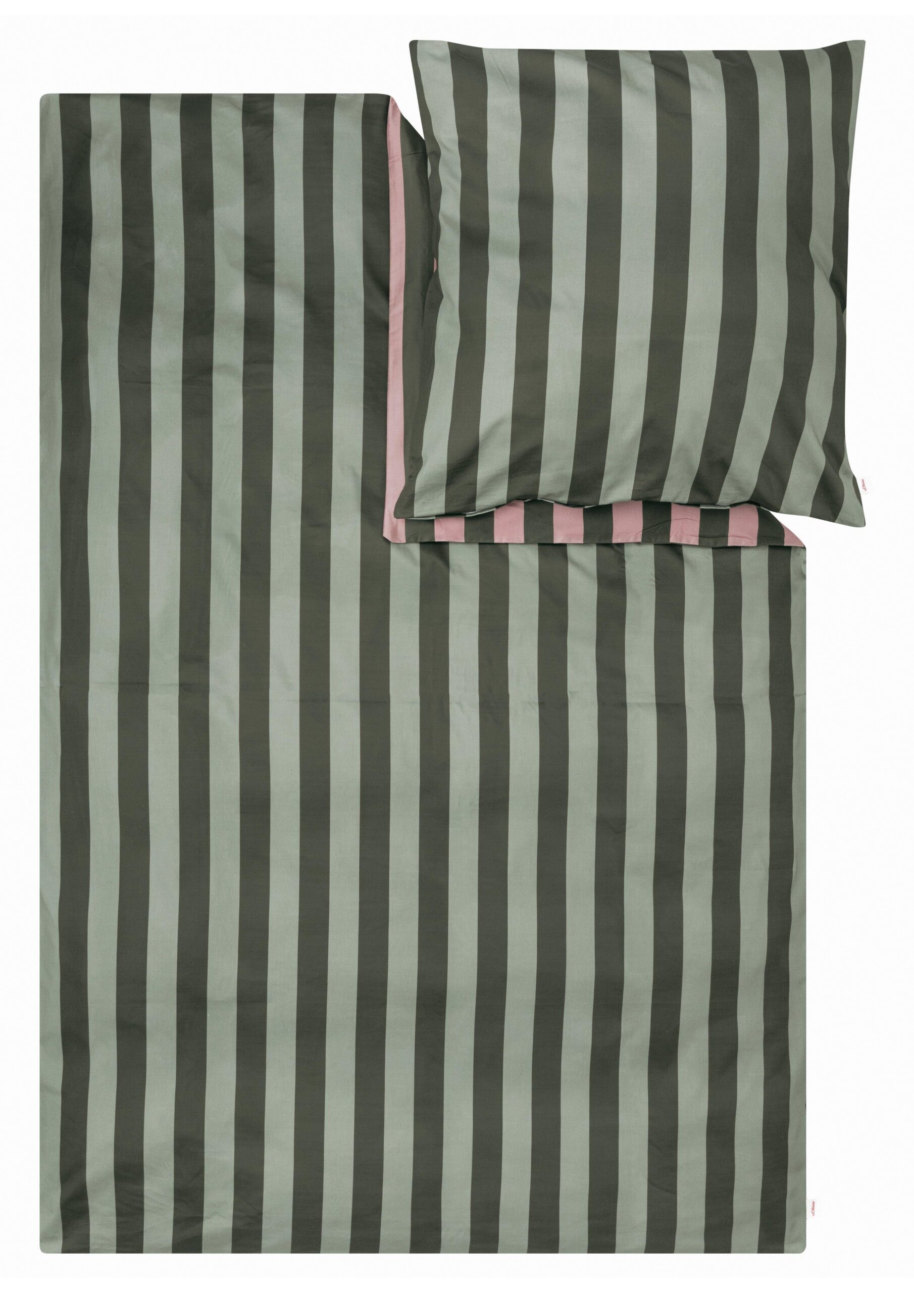 Bettwäsche-Set im Streifen-Design