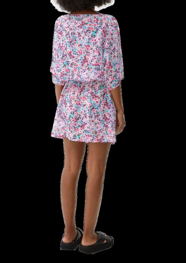 Geblümtes Tunika-Kleid