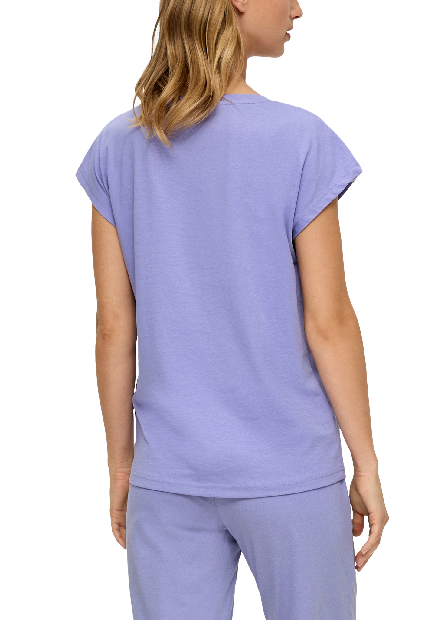 Pyjama-Set mit Spitzen-Detail