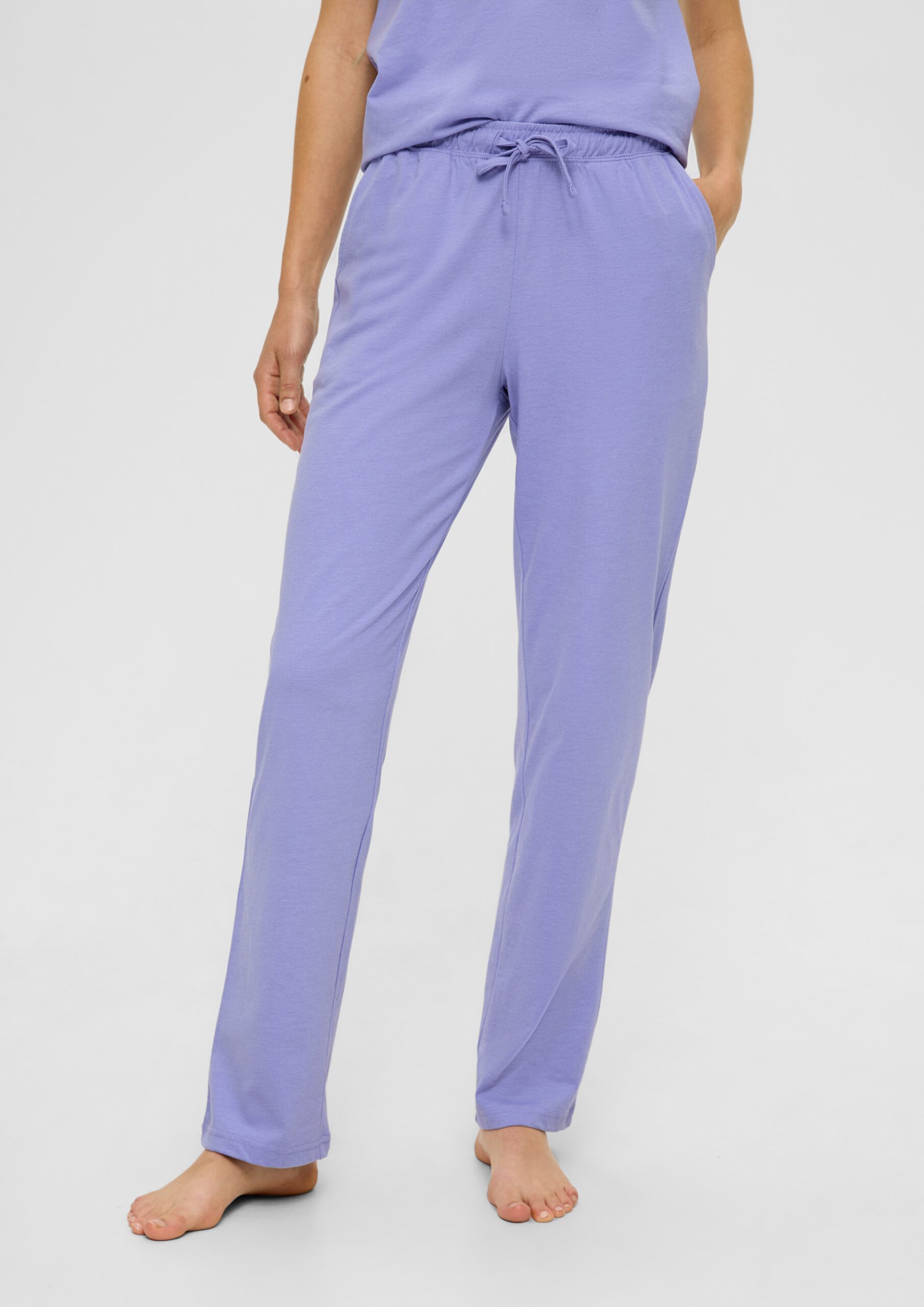 Pyjama-Set mit Spitzen-Detail