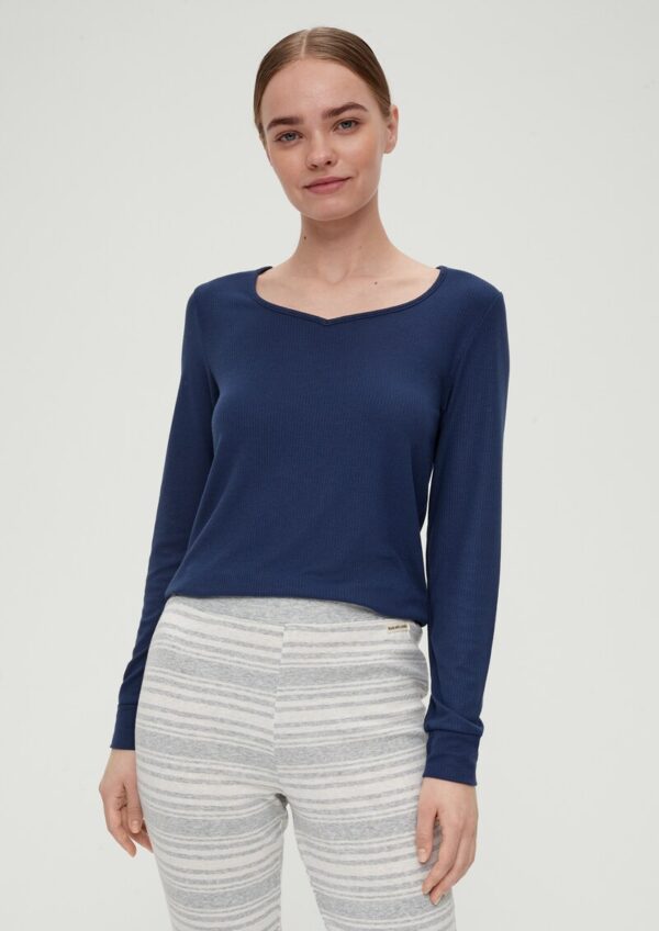 Langarm Pyjama-Shirt