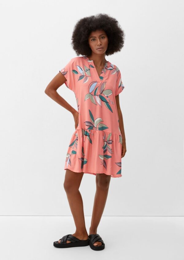 Blusenkleid mit Volants