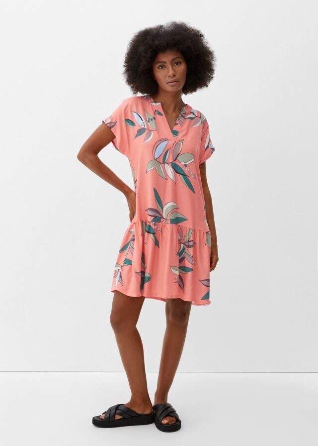 Blusenkleid mit Volants