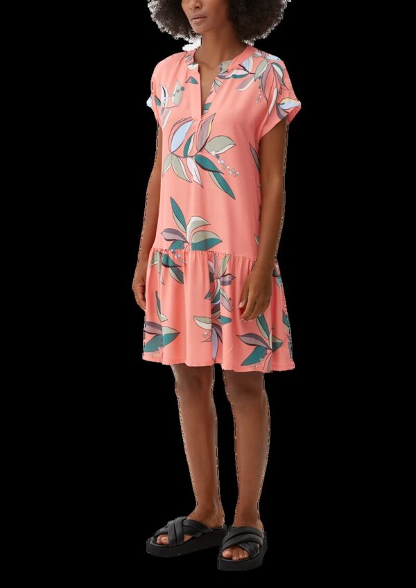 Blusenkleid mit Volants