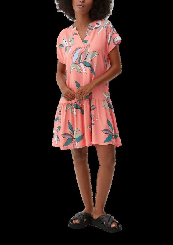 Blusenkleid mit Volants