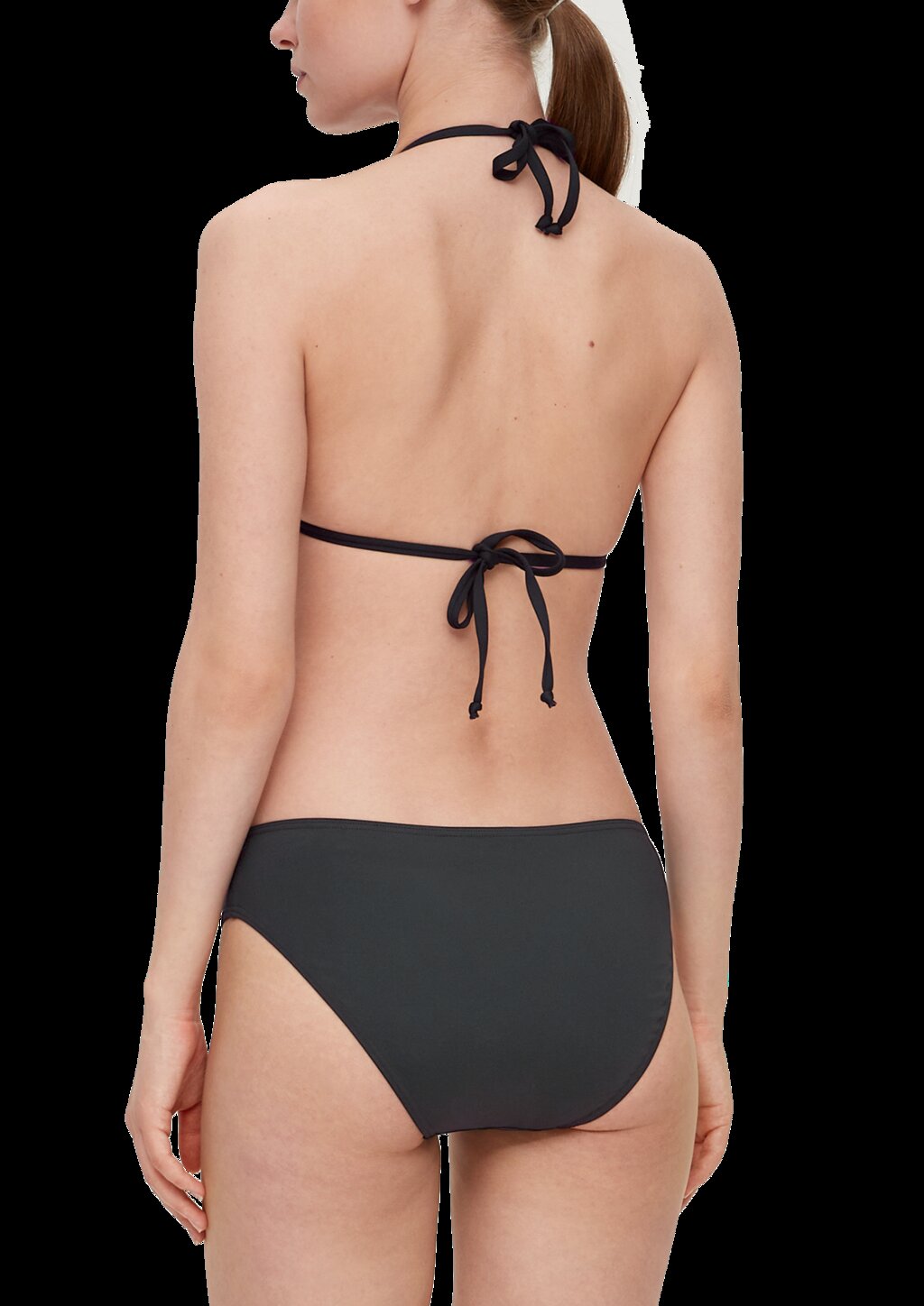 Triangel-Bikini-Top mit Lochstickerei