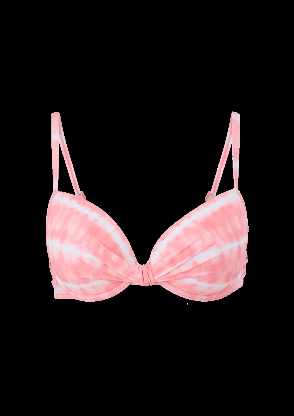 Bikini-Top mit Batikmuster