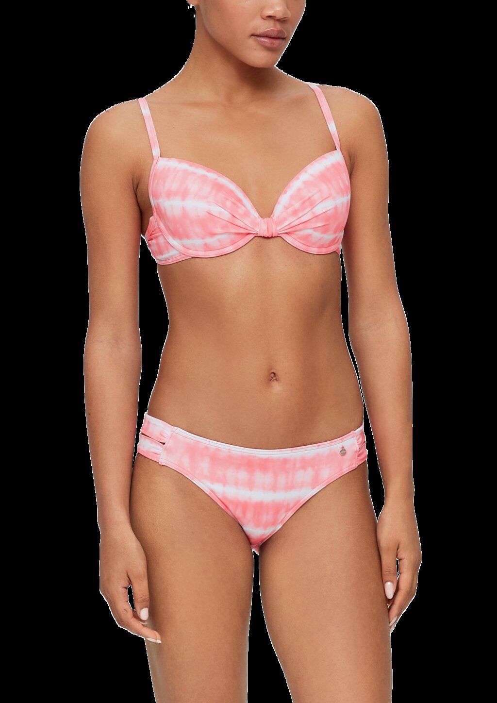 Bikini-Top mit Batikmuster