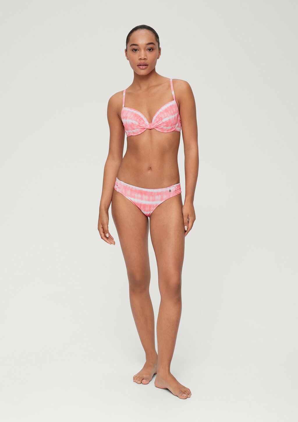 Bikini-Top mit Batikmuster