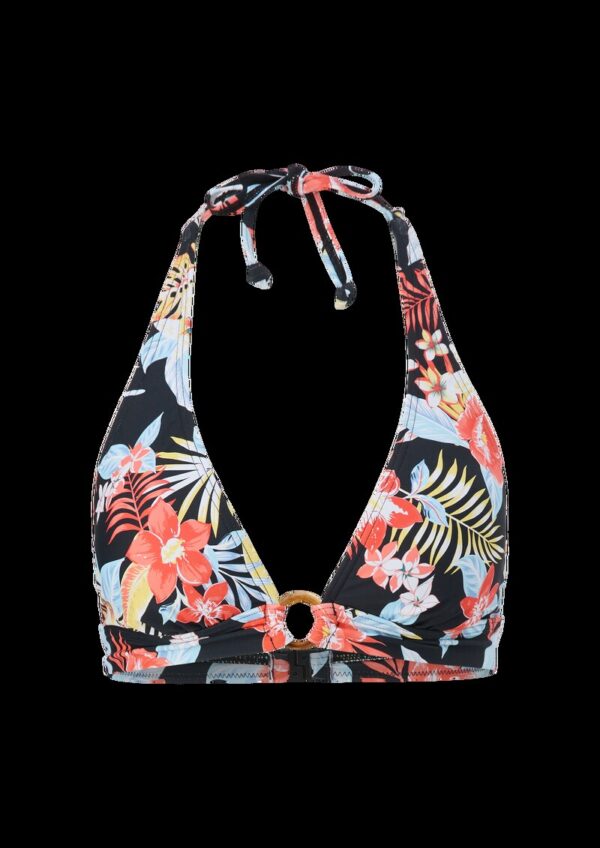 Triangel Bikinitop mit Blumenmuster