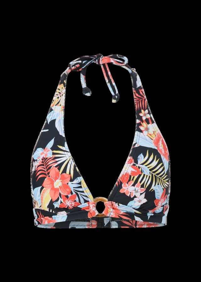 Triangel Bikinitop mit Blumenmuster