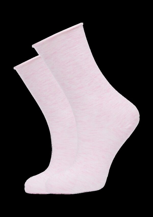Melierte Socken im Doppelpack