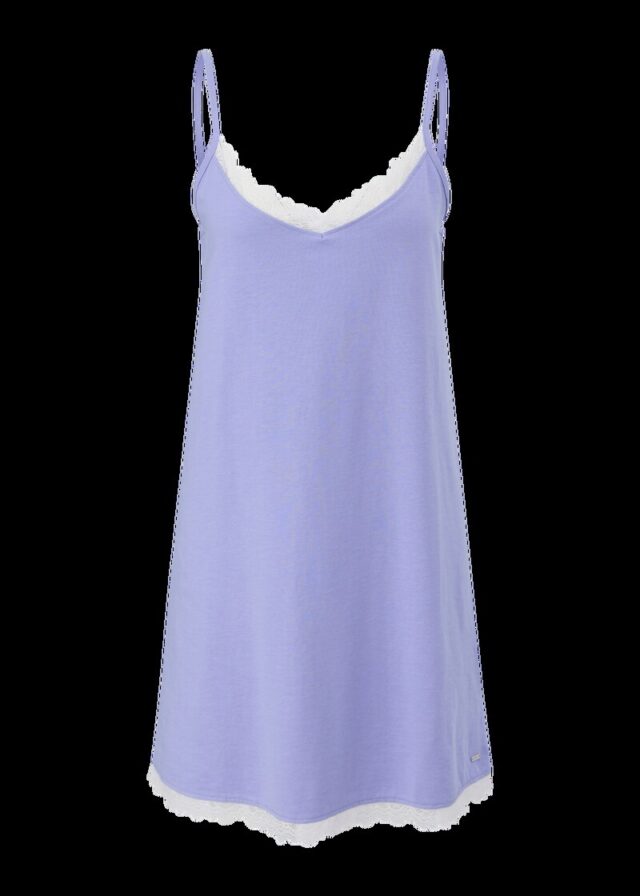 Nachthemd mit Spitzen-Detail