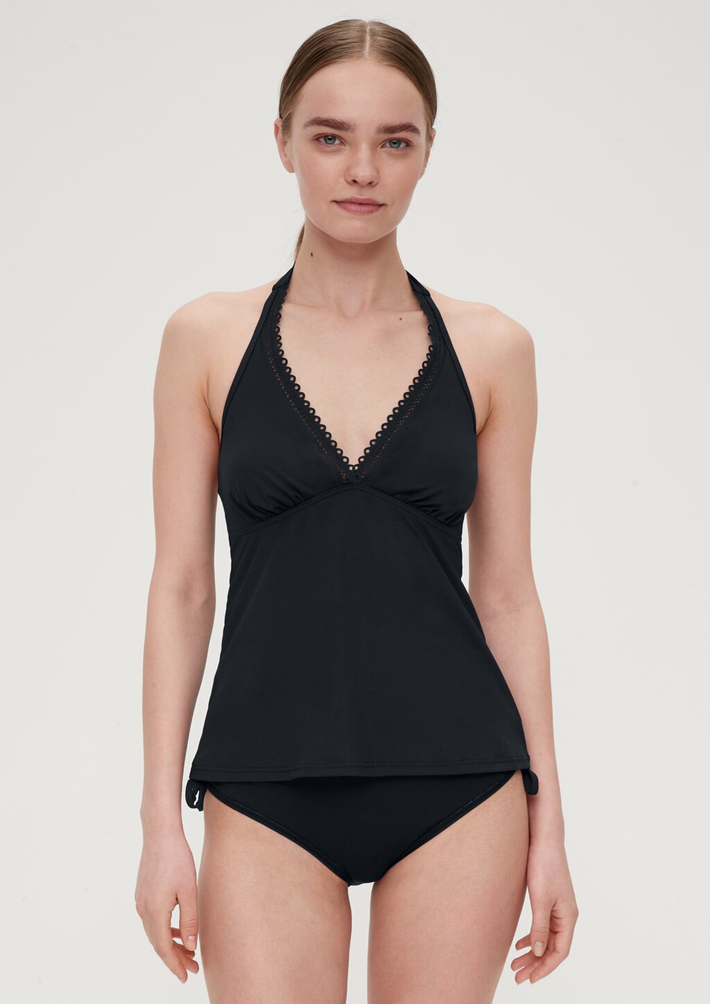 Tankini Top mit Stickerei-Detail