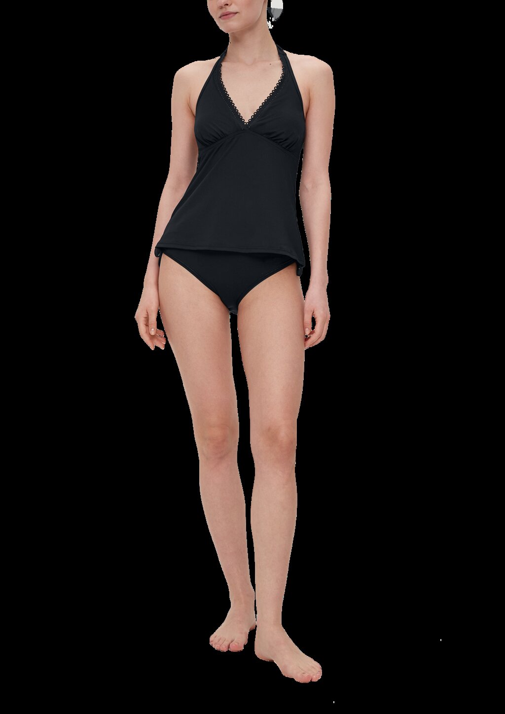 Tankini Top mit Stickerei-Detail