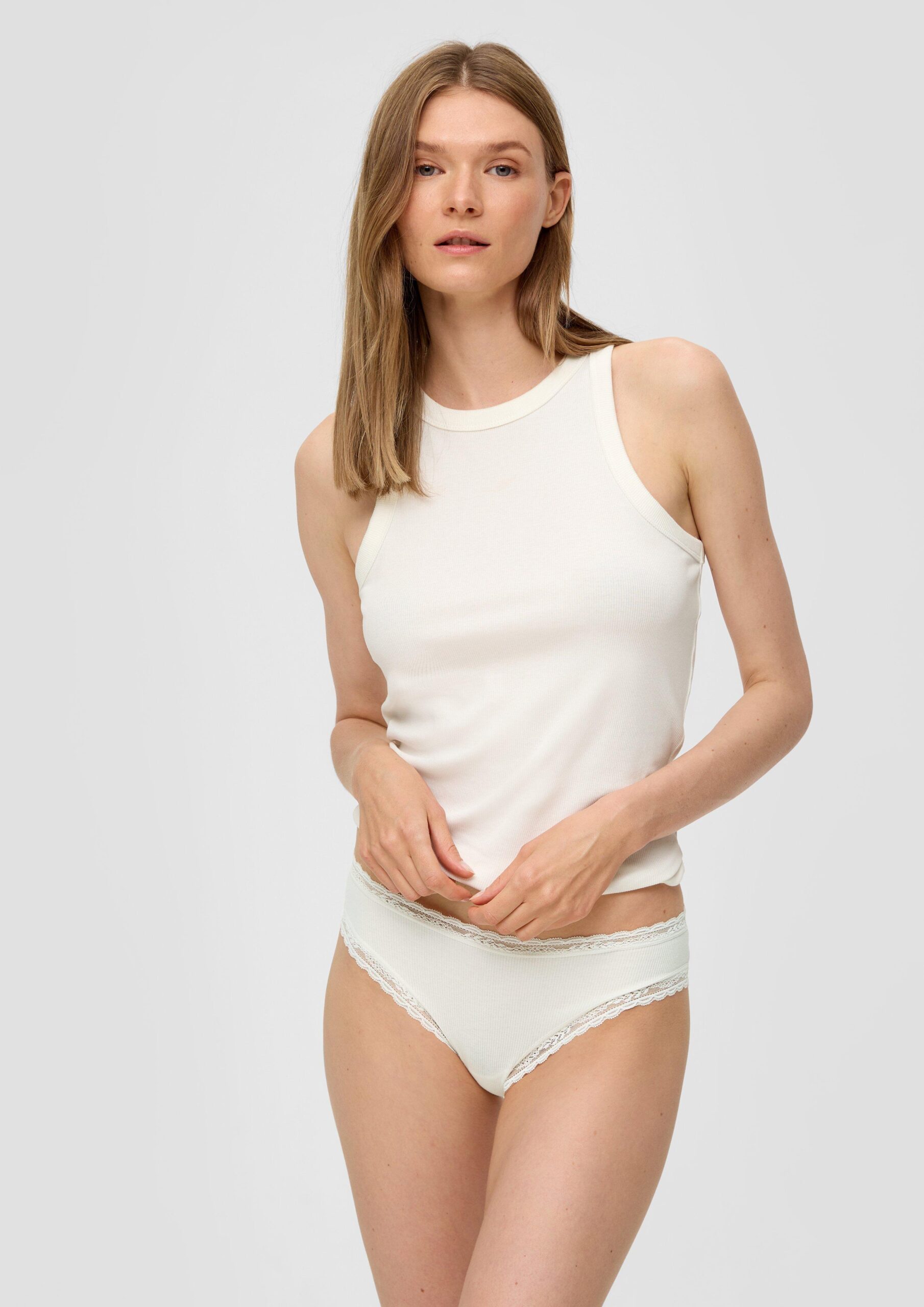 Doppelpack Slips mit Spitzen-Details