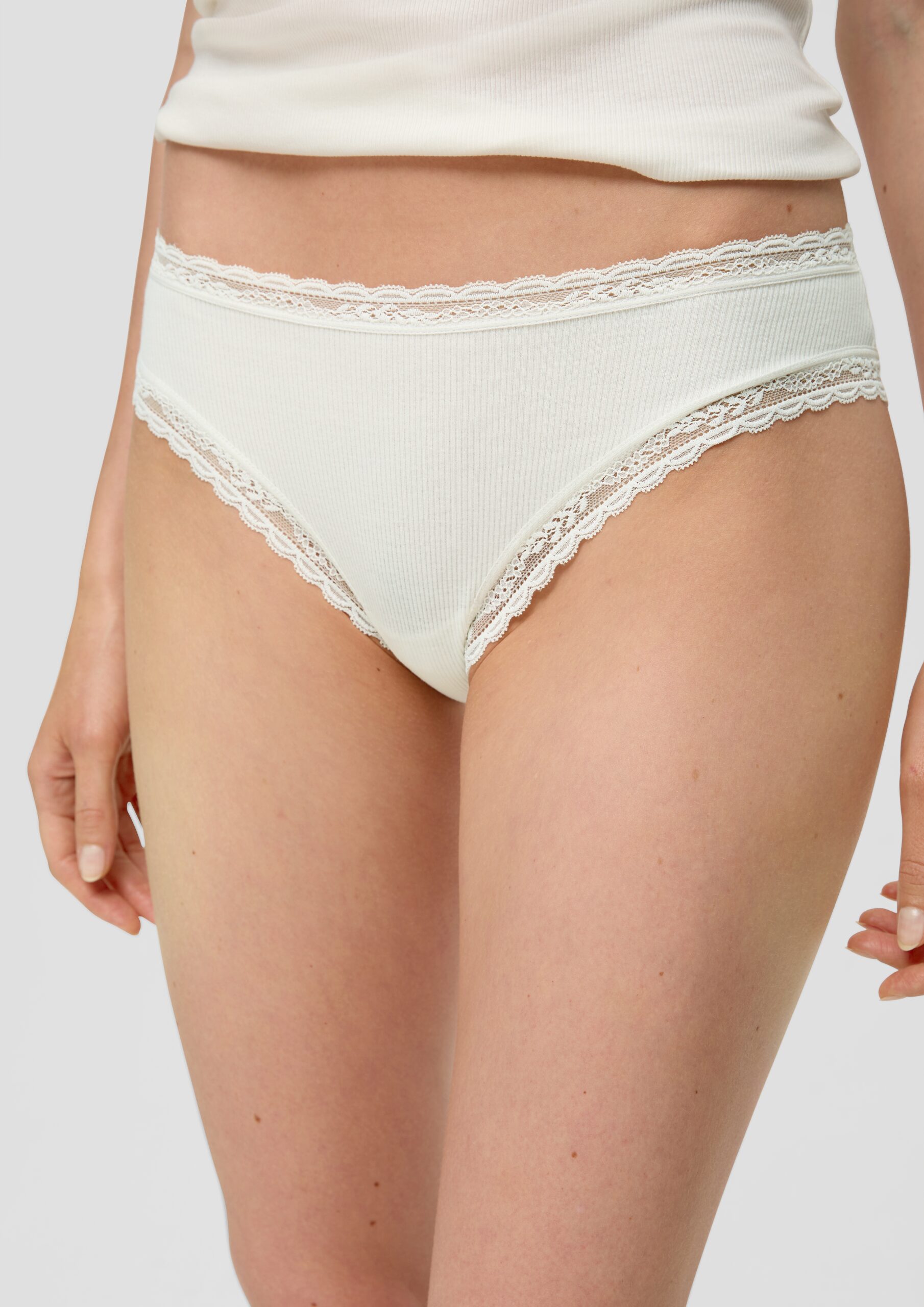 Doppelpack Slips mit Spitzen-Details