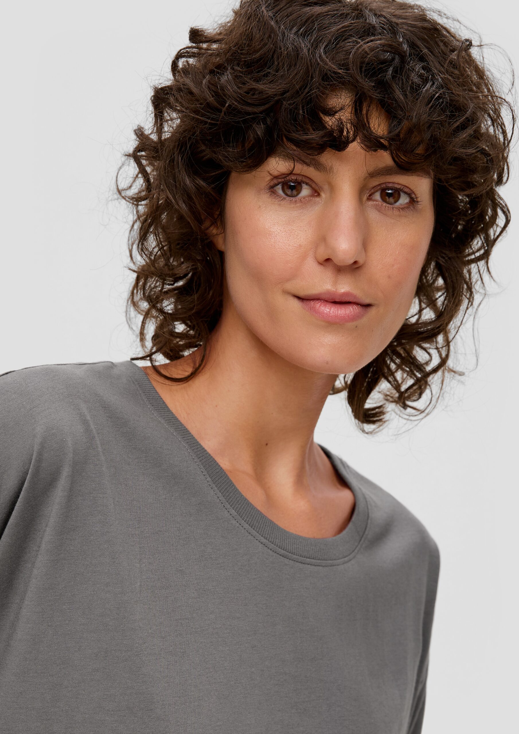 Pyjamashirt aus Viskose-Baumwollmix