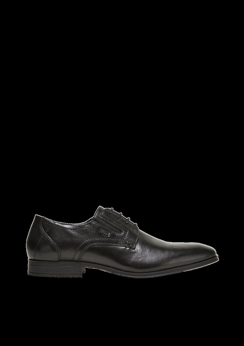 Echtleder-Schnürer mit Gummizug-Detail