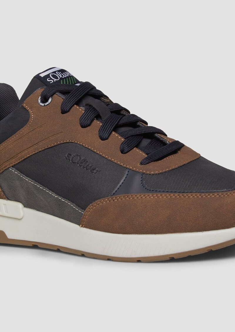 Cleane Schnürer in Leder-Optik